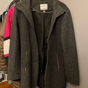 Nautical long line coat